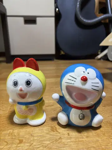 당시 물품 도라에몽 & 도라미 저금통 쇼와 레트로 후지코 후지오