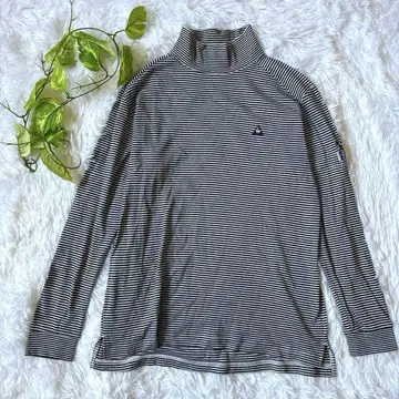 le coq sportif 남성용 긴팔 T셔츠 (L) 보더 골프