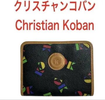 Christian Koban 크리스천 코반 지갑 PVC x 가죽 올 패턴