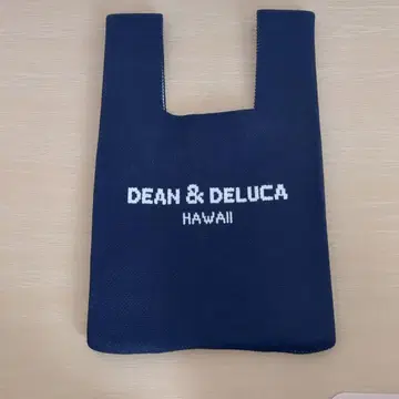 DEAN&DELUCA 니트 백 카카아코 코우라점 한정 네이비 블루
