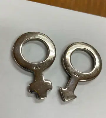실버 925 목걸이 탑