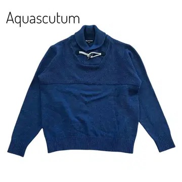 [ 세일 ] 아쿠아 스큐텀 니트 스웨터 L 사이즈 남성용