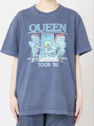 GOOD ROCK SPEED QUEEN TOUR '80 T셔츠 블루