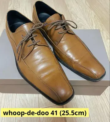 whoop-de-doo 41 (25.5cm) 카멜 비즈니스 슈즈