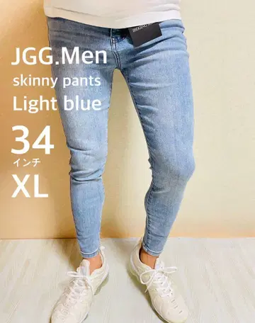 JGG.Men 제깅맨 스키니 팬츠 스키니 데님 rb34