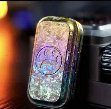 고양이신 EDC 크리스탈 티타늄 자기 음차 피젯 슬라이더 금속 피젯