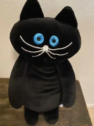 [ umao ] [ 새상품급 ] 검은 고양이 봉제 인형 애프터눈 티