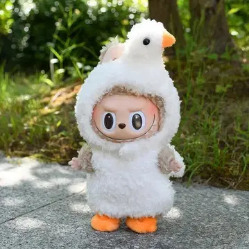 labubu 오리 코스프레 귀여운 17cm용 라부부
