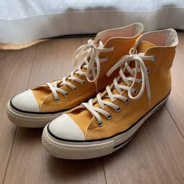 컨버스 하이컷 스니커즈 오렌지 컨버스 28cm