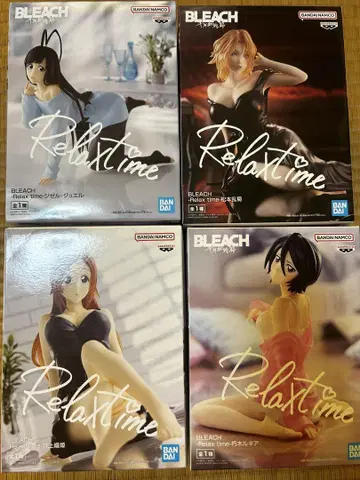 BLEACH Relax time 피규어 4체 세트