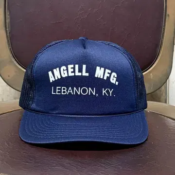 데드스탁 메쉬 캡 네이비 ANGELL MFG 로고 미사용