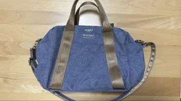 anello*2WAY 토트 (파우치 포함) 캔버스 소재