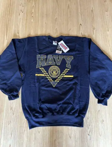 택 포함 미사용 새상품 데드스탁 빈티지 soffe 맨투맨 navy