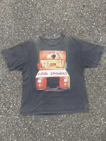 1997s 콜챔버 투어 T셔츠 XL 짙은 페이드 vintage