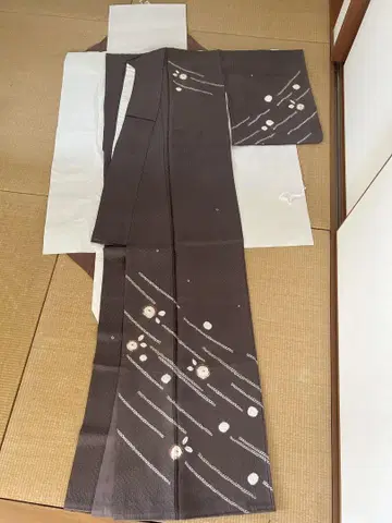 순수 실크 쓰케사게 호몬기 기모노