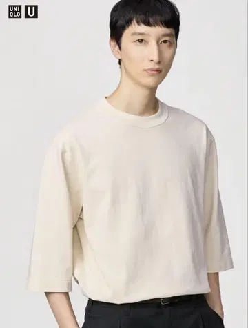 [새상품] UNIQLO U 25SS 크루넥 T셔츠 7부 소매