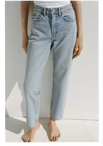 ZARA 하이라이즈 데님 팬츠
