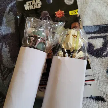 STAR WARS 퍼펫 마스코트 보바 페트 & 그리버스 장군 2개