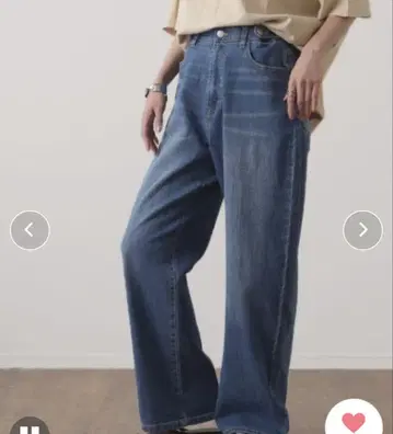 허그유 신감각 데님 워싱 블루