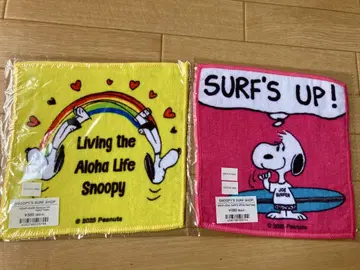 Snoopy 서프 샵 타월 2매 세트