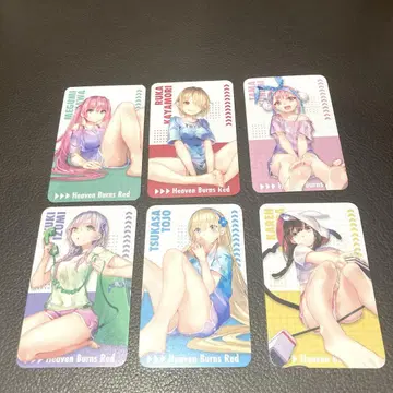 [새상품급] 헤븐 번즈 레드 아키하바라 아트레 6종 컴프