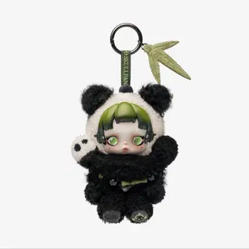 SKULLPANDA Lazy Panda 봉제 인형 펜던트
