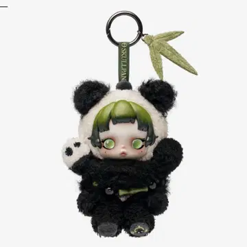 스컬팬더 SKULLPANDA Lazy Panda 봉제 인형 펜던트