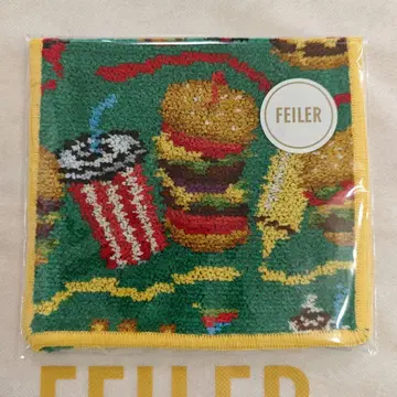 FEILER 손수건 파우치 미사용 새상품 버거샵 그린