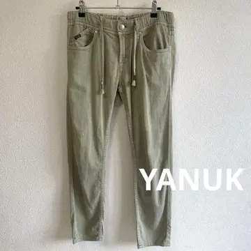 야누크 청바지 남성용 그린 컬러 메이드 인 재팬 봄/여름