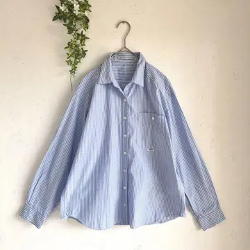 mademoiselle NON NON 새상품급 스트라이프 셔츠 파파스