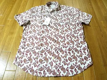 새상품 벤 셔먼 Ben Sherman 페이즐리 반팔 셔츠 L