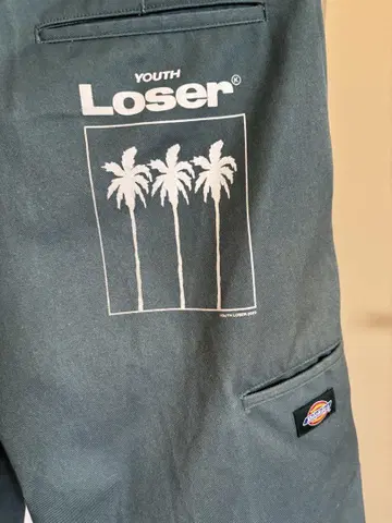 dickies youth loser 워크 팬츠 더블니