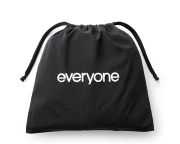 everyone nylon kinchaku pouch (BLACK)