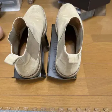 베이지 스웨이드 사이드 고어 부츠 ZARA