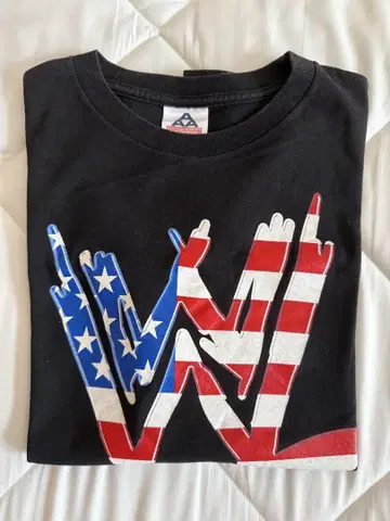 WWE 로고 티셔츠 MADE IN USA 미국제
