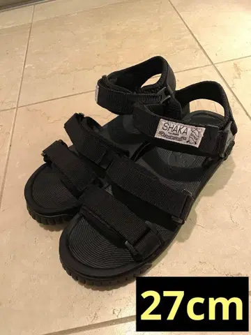 SHAKA 샌들 네오 밴지 [블랙] 27cm