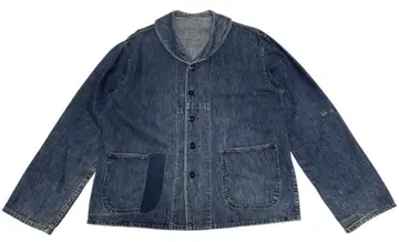 40's USN 숄카라 데님 자켓 빈티지 usnavy XL