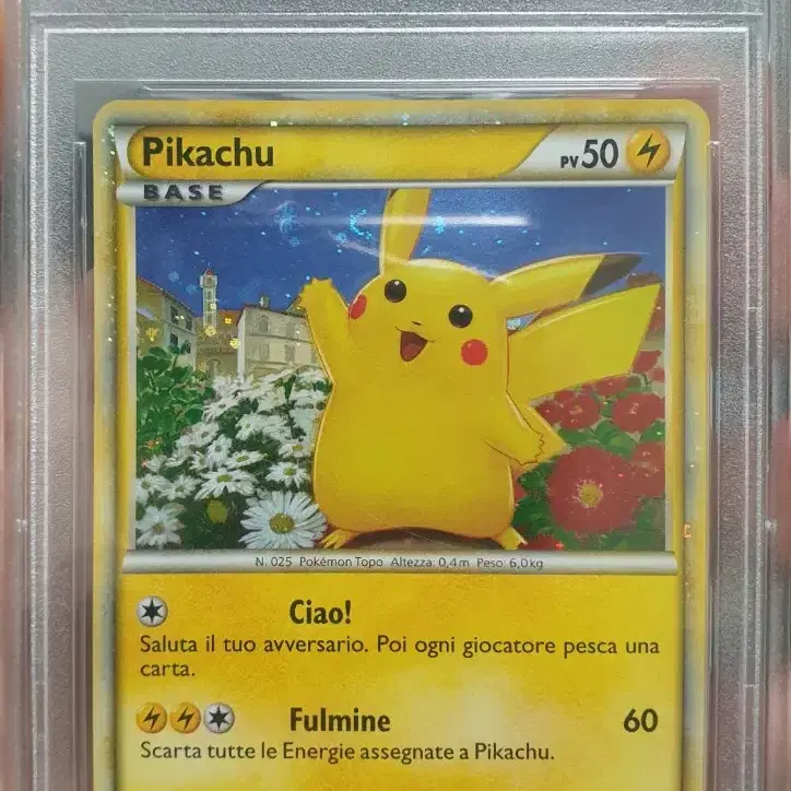 PSA 10 2010 Pikachu World ITALIAN HOLO #포켓몬스터,#등급카드