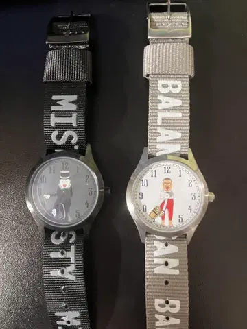 쿠키 밸런스 아저씨 & 미스티 손목시계 세트