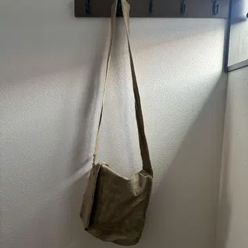 베이지 캔버스 숄더백 SAC-A3