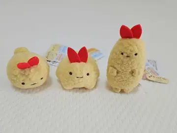스미코구라시 에비후라이 꼬리 손바닥 봉제인형 만약 진화한다면 3점
