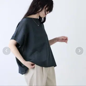 마이카 앤드 딜 시어 숏 슬리브 니트