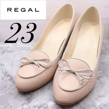 REGAL 리갈 펌프스 핑크 베이지 리본 포함 23 출퇴근 포멀