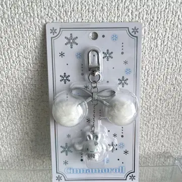 시나모롤 키링 산리오 푹신푹신 스노우 토끼 미개봉