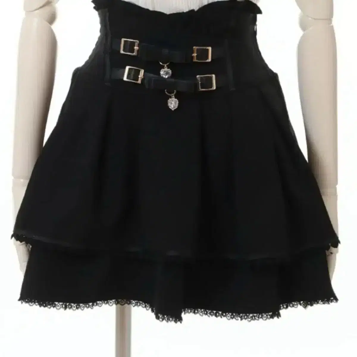 The Barnnet Skirt Lignes Lace Mini Skirt White New #더바넷