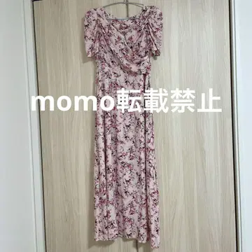 [ SNIDEL ] 레이온 캐시 쿨 프린트 원피스