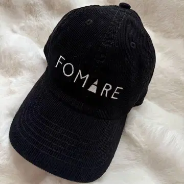 [ FOMARE ] 코듀로이 캡 블랙