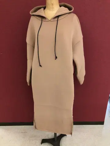 HB4643 에이에프네이비 긴팔 후드티 롱 원피스