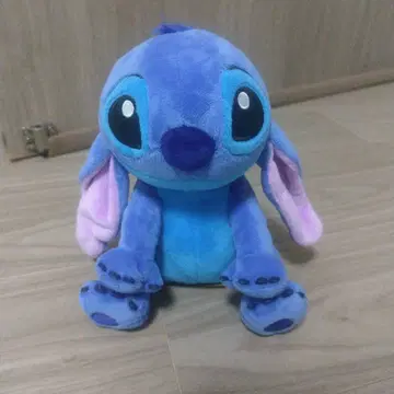 스티치 봉제 인형 파랑 보라색