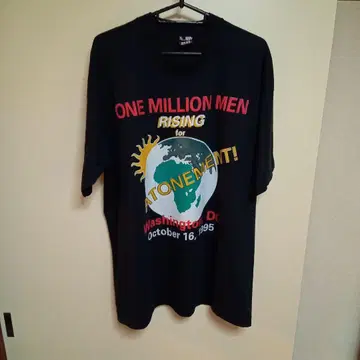 90년대 vintage ONE MILLION MEN 티셔츠 XL 블랙